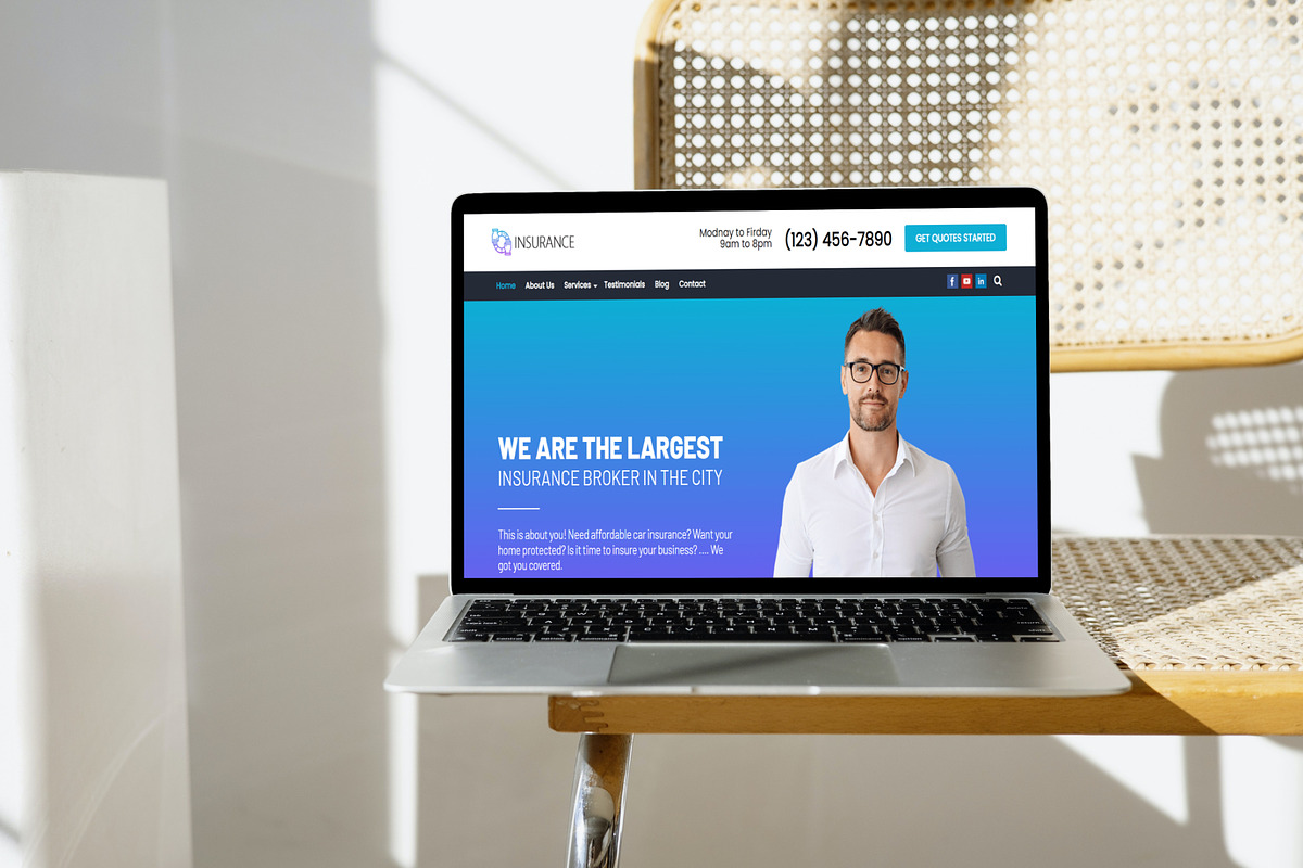 Insurance WordPress Theme - Insurance Pro preview 5