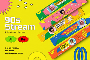 90s Stream Youtube Banner