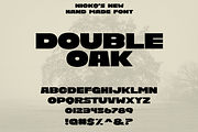 Double Oak Hand Drawn Font, a Font by nickqtx (Thumbnail 1 of 2)