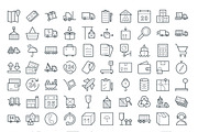 75+ Logistics Delivery Vector Icons, an Outline Icon by Vectors Market (Thumbnail 2 of 2)