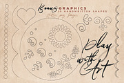 Right Brush & SVG Font, a Script Font by Cruzine (Thumbnail 10 of 18)