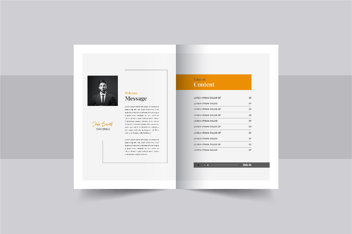 Business white paper brochure design, a Brochure Template by Pavel_design (Photo 3 of 9)