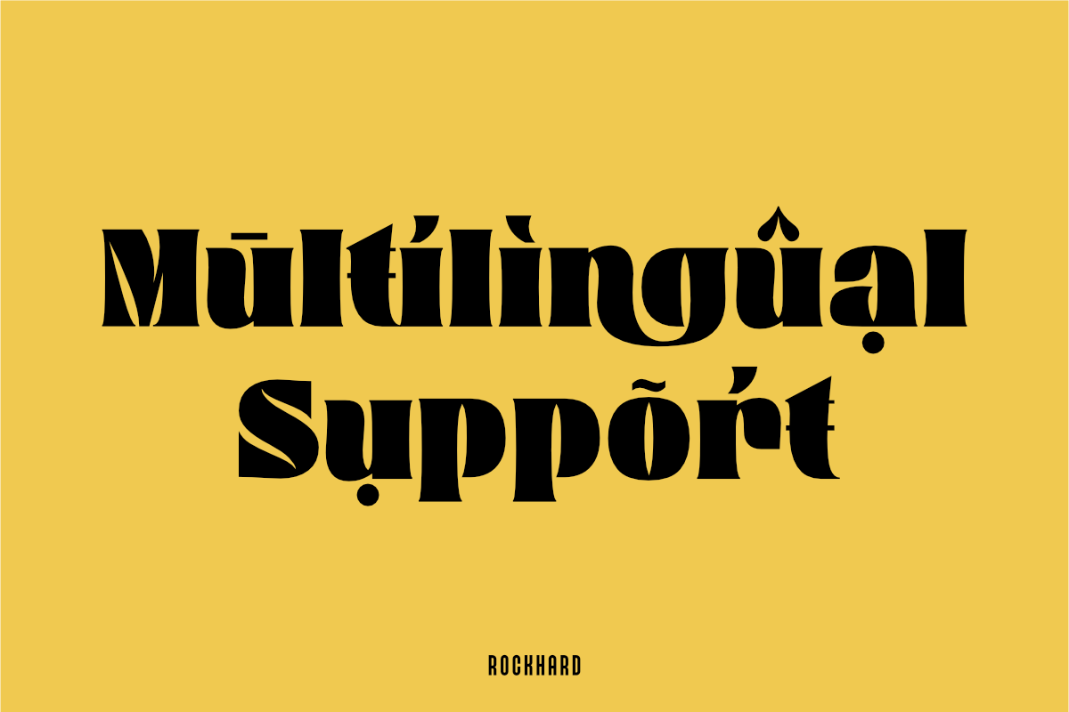 Rockhard - A Display Typeface, a Serif Font by Silverdav (Photo 7 of 10)