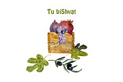Jewish Year Holidays watercolor set, an Illustration by Bychovsky design (Thumbnail 11 of 12)