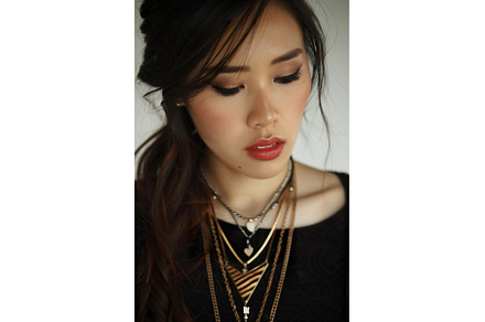 Trendy Young Asian Woman Wearing, a Beauty & Fashion Photo by Lermont51