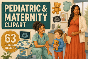 Pediatric Maternity Care Clipart