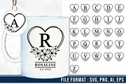 Floral Alphabet Monogram Letter SVG, a Graphic by D2PUTRI (Thumbnail 3 of 27)