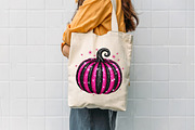 Pink and Black Sequin Pumpkin PNG, an Illustration by Dream Creation (Thumbnail 3 of 5)