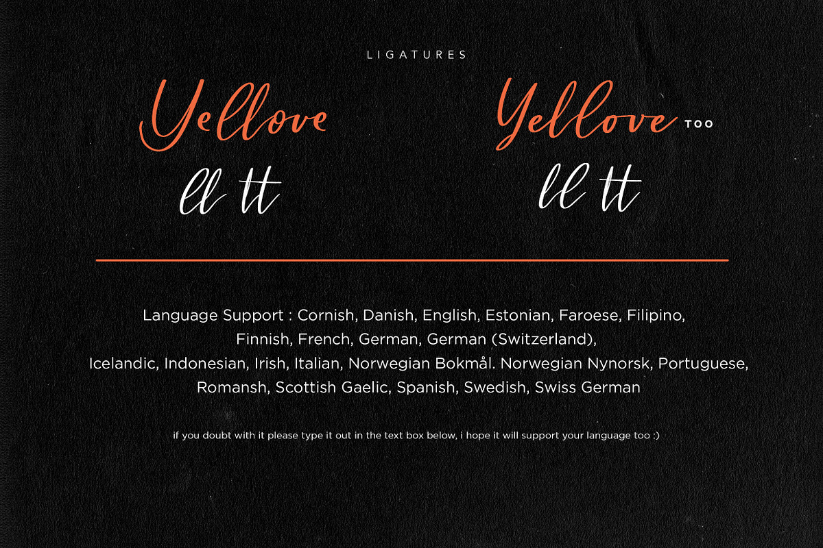 Yellove Duo - Fun Casual Handwriting, a Script Font by Ian Irwanwismoyo (Photo 11 of 11)