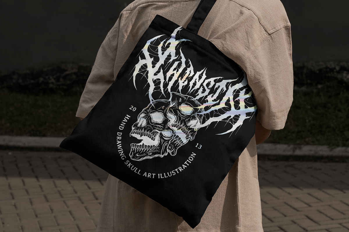Night Corvian | Black Metal Font, a Blackletter Font by Denustudios (Photo 9 of 12)