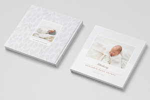 Baby Photo Album Cover PSD