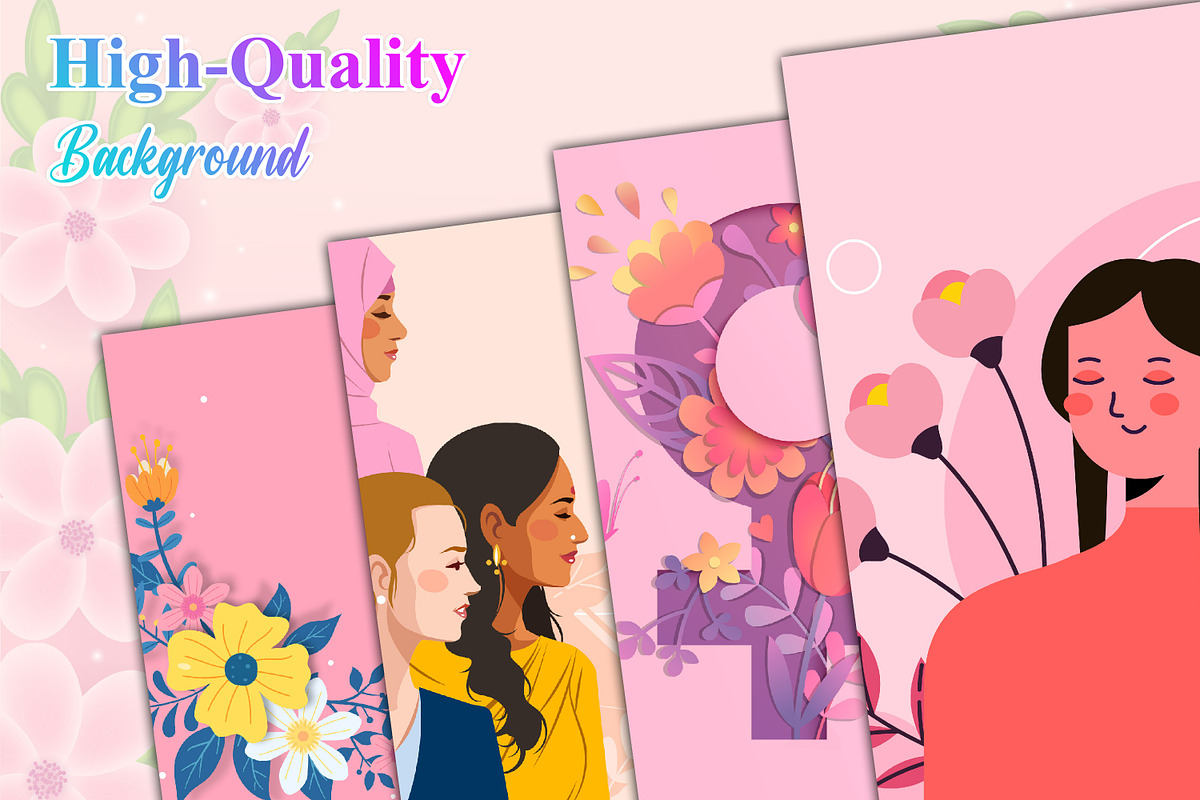 Womens Day Background, a Background Graphic by Digital Studio (Photo 3 of 6)
