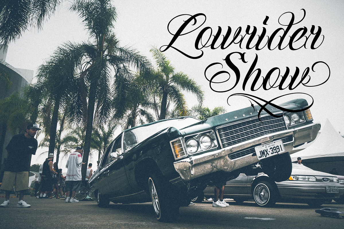 Chicano Font | Tattoo Style, a Script Font by Muntab_Art (Photo 9 of 9)