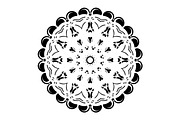 Black and White Mandala Patterns Set, a Decorative Illustration by NJ Himel (Thumbnail 98 of 101)