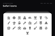 Safari icons, an Outline Icon by Wencory (Thumbnail 1 of 2)