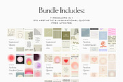 BUNDLE Instagram Quotes Templates PS, a Social Media Template by Love Radiation Studio (Thumbnail 2 of 12)