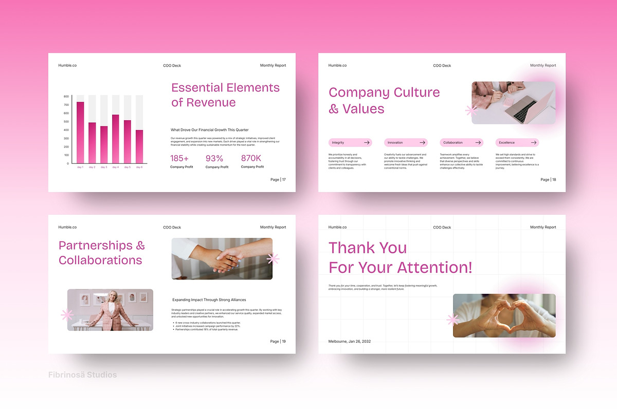 Performance Report, a Presentation Template by FIBRINOSÄ (Photo 4 of 7)