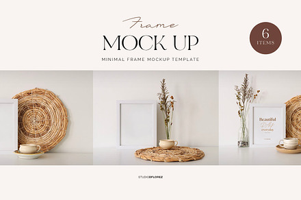 Customizable Clean Frame Mock Up
