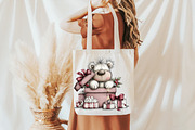 Christmas Polar Bear Lights Clipart, an Illustration by Libby Wishes (Thumbnail 7 of 9)