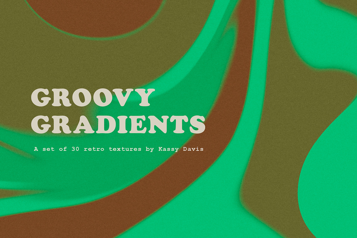 Groovy Gradient Textures, a Texture Graphic by GraphicsByKassy (Photo 1 of 8)