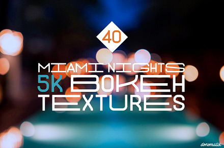 Miami Nights 5K Bokeh Textures