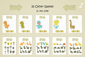 Dinosaurs Games Activities For Kids