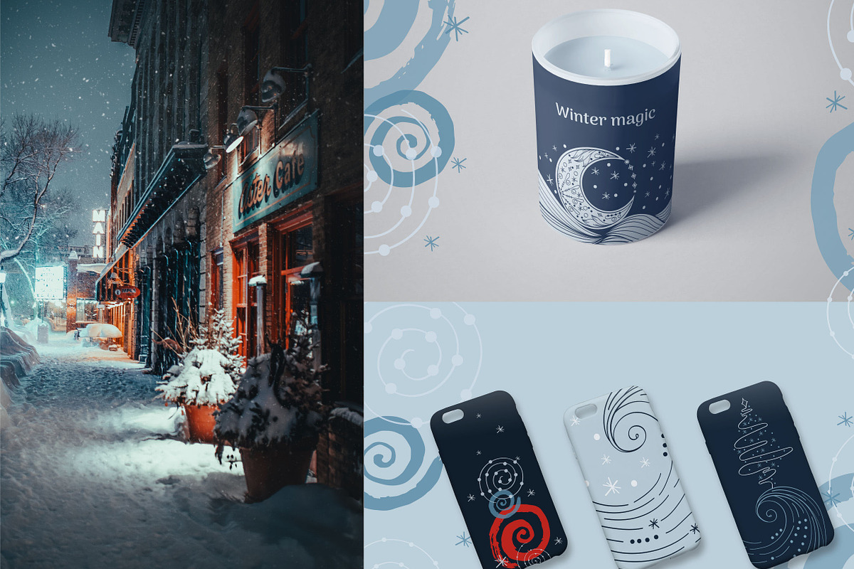 Winter wonderland Clipart Collection, a Seasonal Illustration by Tatyana_Zenartist (Photo 11 of 13)