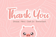 Pig Year 3 Font, a Script Font by khurasan (Thumbnail 9 of 9)