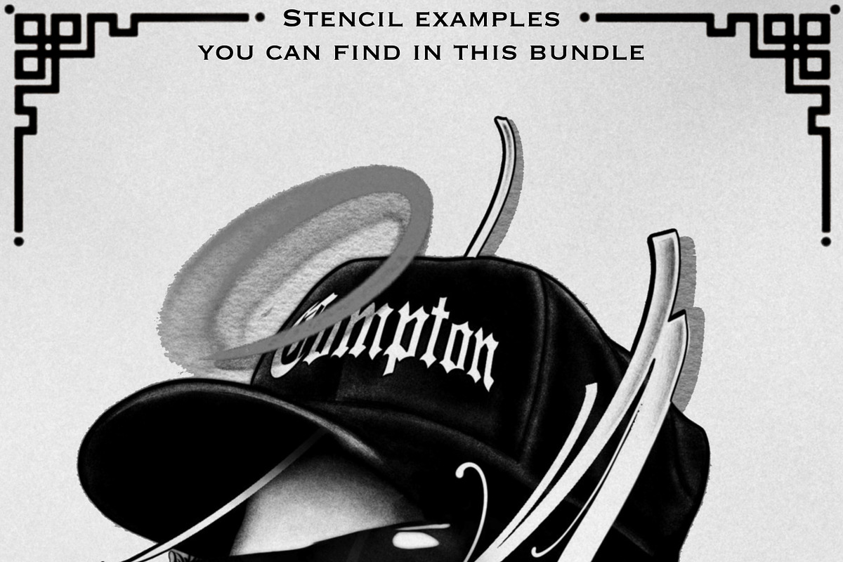 Special Lettering tattoo bundle, a Brush Add-On by ProcreateInk (Photo 6 of 10)