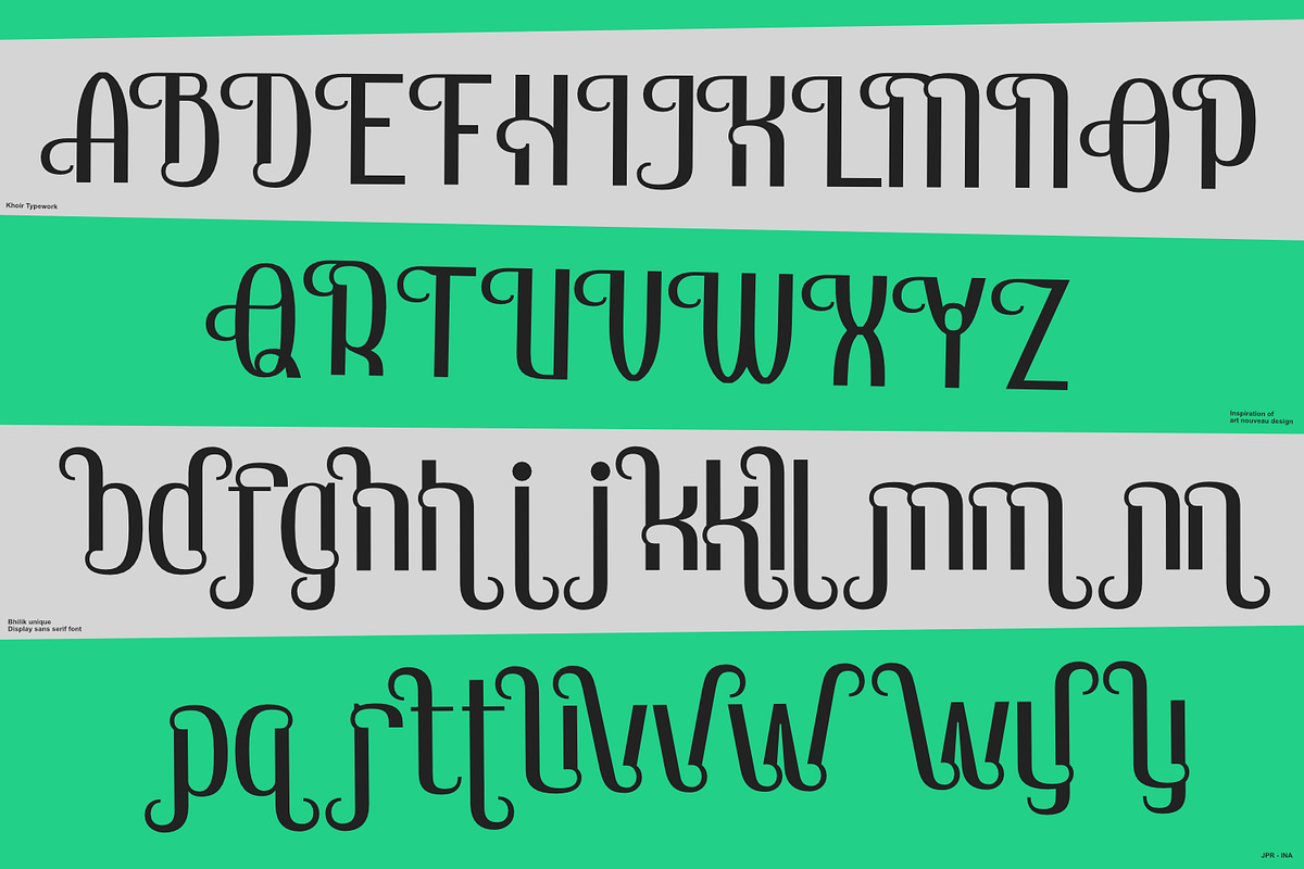 Bhilik - Display Font, a Sans Serif Font by Khoir (Photo 7 of 11)