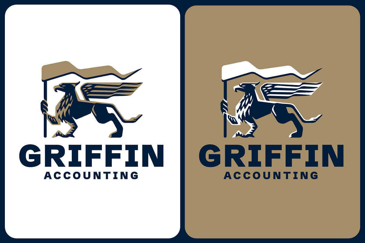 Majestic Griffin Holding a Flag Logo, a Branding & Logo Template by Suhandi (Photo 2 of 4)
