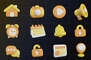 UI Essentials 3D Icon Pack, an Object Graphic by Artnivora.Std (Thumbnail 4 of 4)