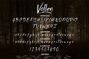 Vallen, a Script Font by khurasan (Thumbnail 7 of 7)