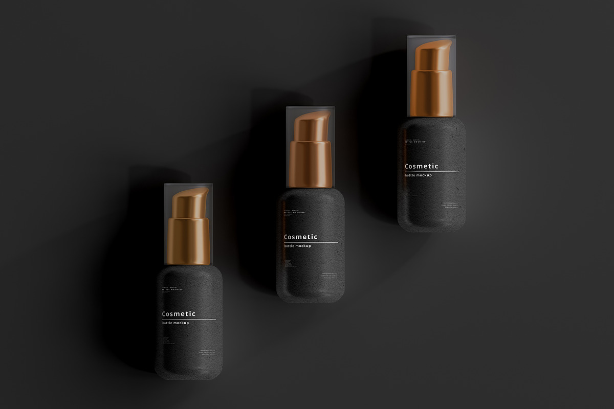 Dark Cosmetic Branding Mockups, a Cups & Container Mockup by pmvch (Photo 68 of 86)