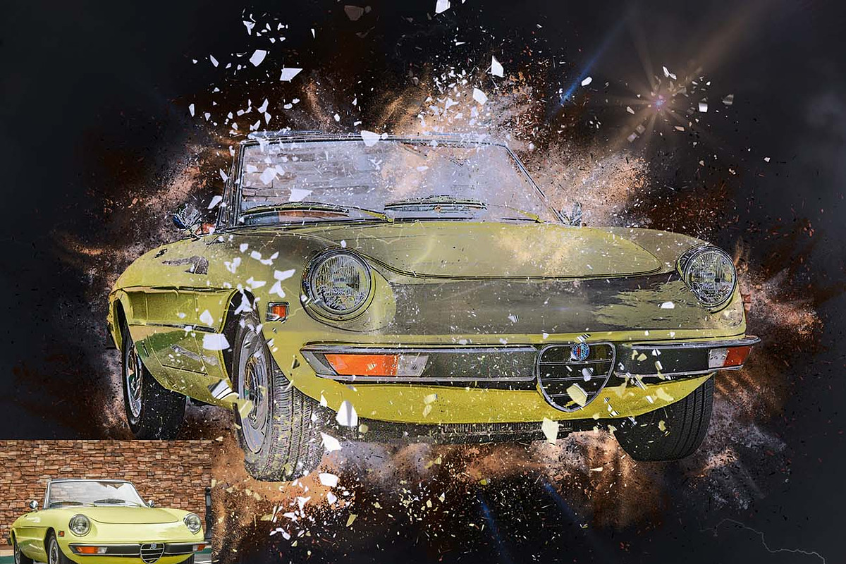 Sandstorm Effect Photoshop Action, an Action Add-On by Studio Retouch (Photo 3 of 11)