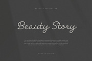 Beauty Story Font, a Handwritten Font by Burhan Afif (Thumbnail 1 of 9)