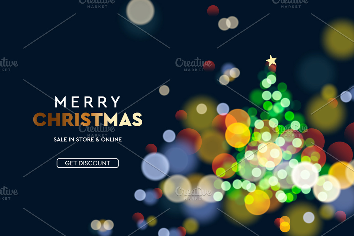 Christmas Landing Page Template, a Landing Page Template by PREMIUMVECTOR (Photo 3 of 4)