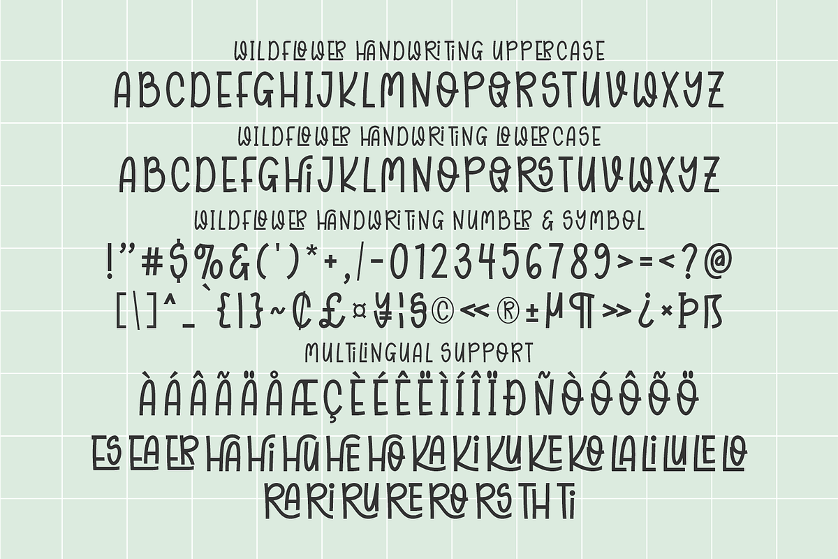 Wildflower Handwriting Font, a Handwritten Font by Keithzo (Photo 5 of 9)
