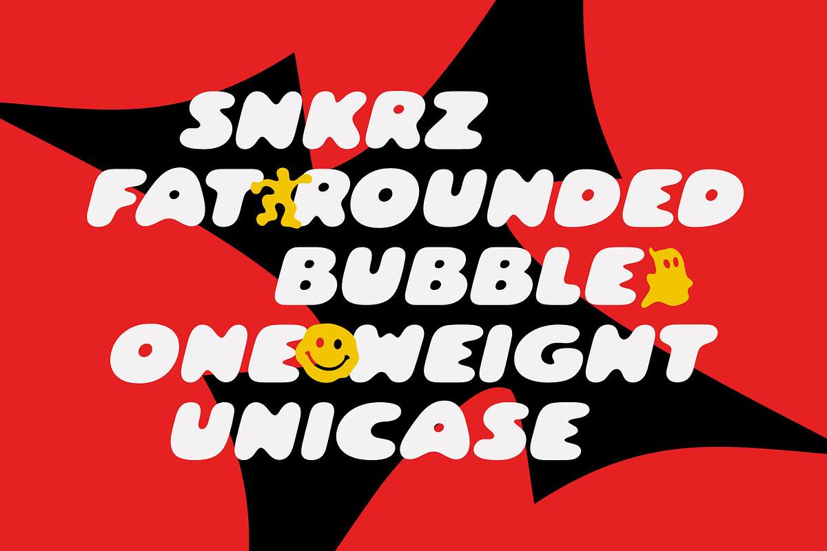 SNKRZ - Chunky Streetwear Font, a Sans Serif Font by pixelbuddha.net (Photo 2 of 7)