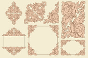 Decorative frames and borders svg, a Decorative Illustration by Samira (Thumbnail 5 of 7)
