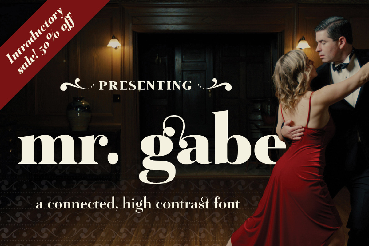 Mr Gabe Small Family, a Serif Font by Leksen Design (Photo 1 of 7)