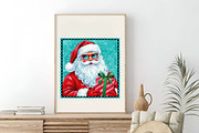 Preppy Christmas Brushstroke Santa, an Illustration by SinaCreation (Thumbnail 5 of 6)