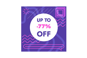 Trendy Abstract Geometric Vector, an Illustration by the8monkey