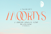Moortys - Unique Display Font, a Serif Font by Mofr 24 (Thumbnail 1 of 8)