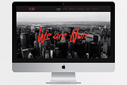 Creative one page website template, a Landing Page Template by Grafixity (Thumbnail 1 of 5)