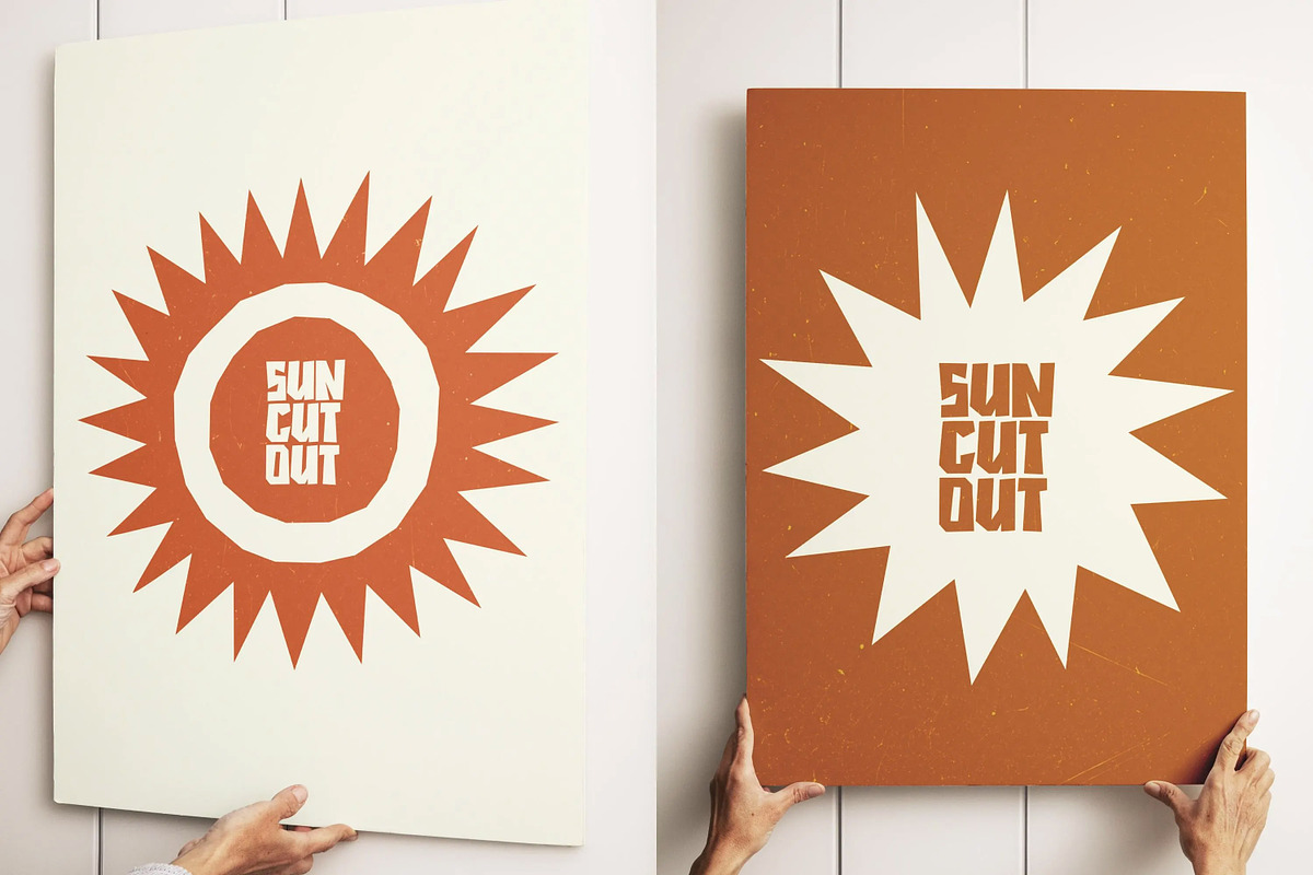Sun Cut Out Vector Pack, a Solid Icon by Tekuni (Photo 8 of 10)