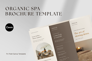 Organic Spa Brochure Template