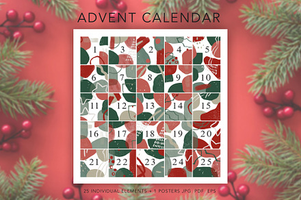 Christmas Abstract Advent Calendar