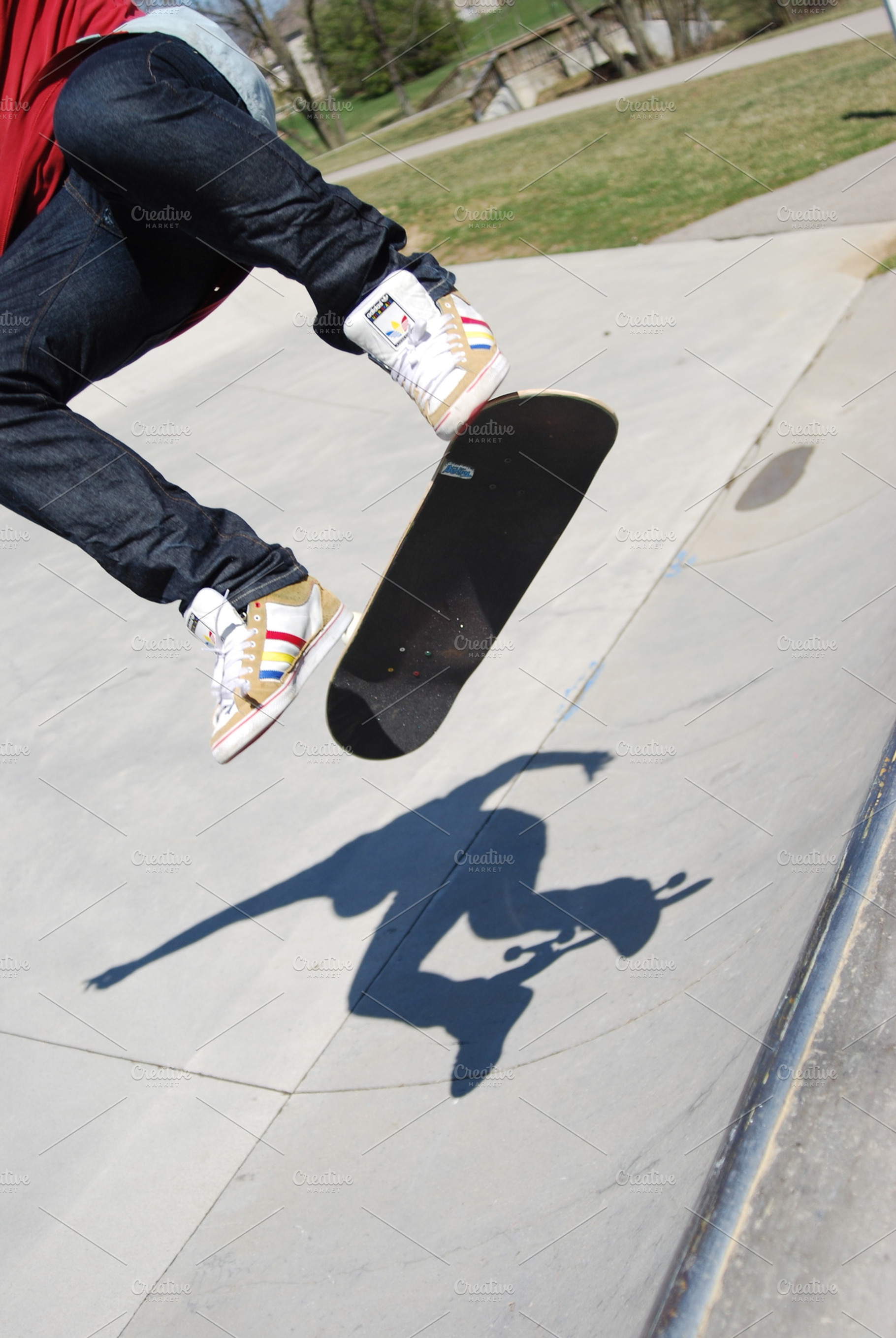 Silhouetted Kickflip