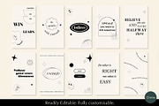 Positive Quotes Social Media Kit, a Social Media Template by Clairee Design Studio (Thumbnail 5 of 7)